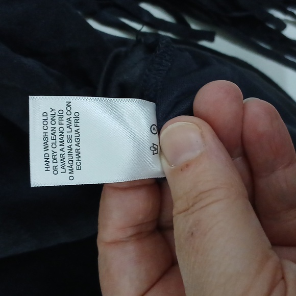 Love Culture Midi V Neck Boho Festival Cowgirl Sexy Fringe Sleeve Dress - Picture 15 of 16